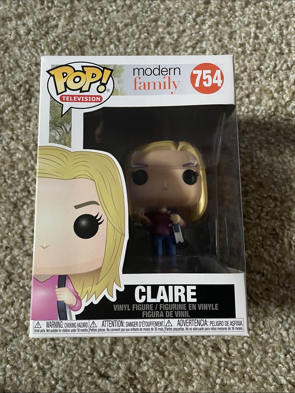 Funko Pop! Claire Modern Family Vinyl Figure - Pink, Blonde